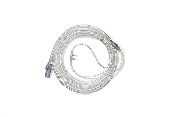 Cánula nasal neonatal con vástagos curvos y línea de oxígeno, 2.1m