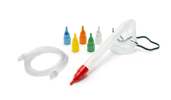 Mascarilla Intersurgical EcoLite™ de adulto con kit de venturis