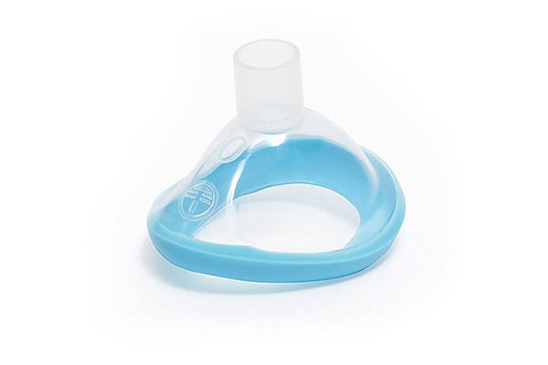Mascarilla de anestesia ClearLite, tamaño 0, neonatal, color azul, 15M