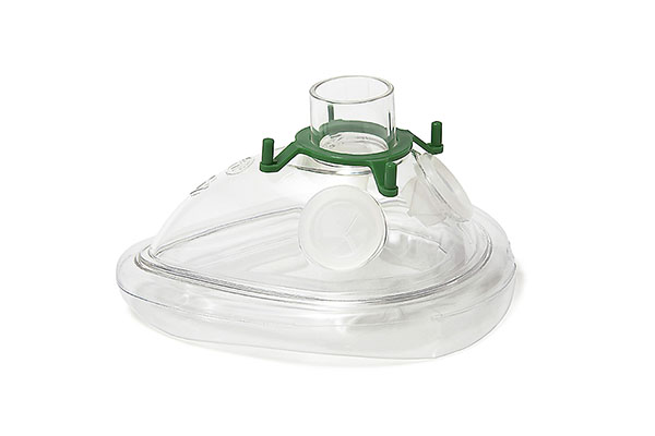 Mascarilla para endoscopia Explorer, adulto, color verde con anillo, 22F, tamaño 4