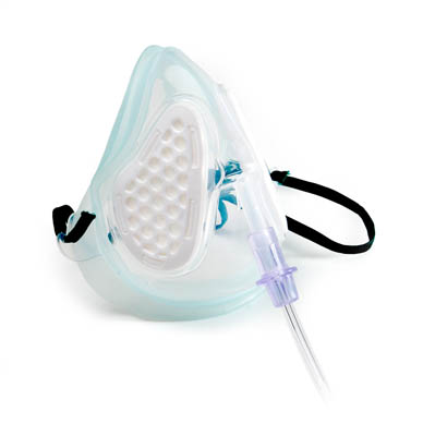 Mascarilla FiltaMask Eco de concentración media de adulto con línea de oxígeno, 2.1m