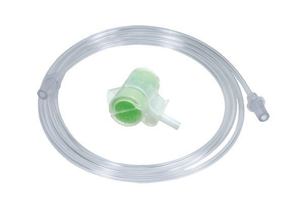 Intercambiador de calor y humedad Hydro-Trach T Mk II con línea de oxígeno de 1.8m