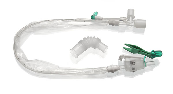Sonda de aspiración cerrada TrachSeal de adulto para tubo endotraqueal, 24 horas, tamaño F12
