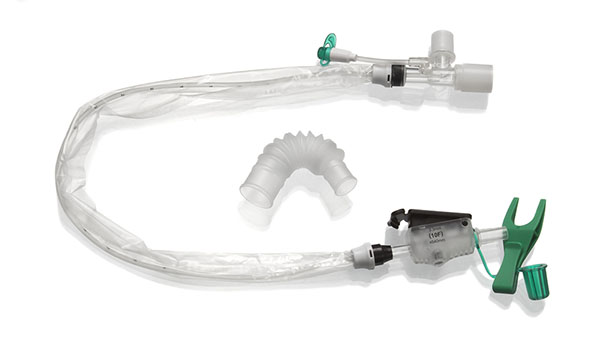 Sonda de aspiración cerrada TrachSeal de adulto para tubo endotraqueal, 24 horas, tamaño F10