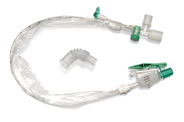 Sonda de aspiración cerrada TrachSeal de adulto para tubo endotraqueal, 72 horas, tamaño F12