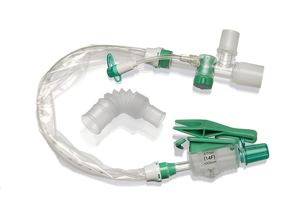 Sonda de aspiración cerrada TrachSeal de adulto para traqueostomía, 72 horas, tamaño F14