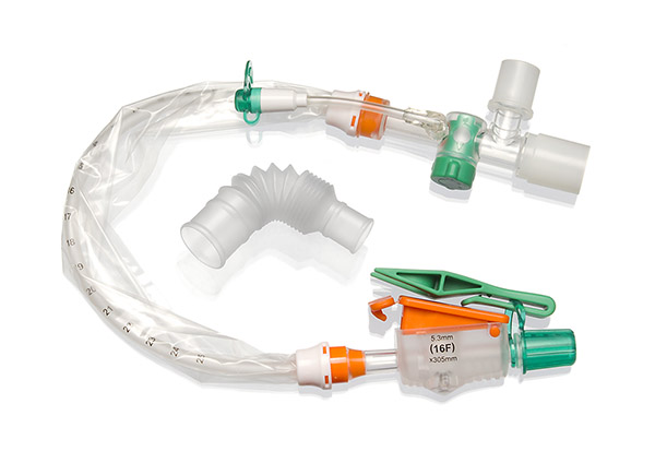Sonda de aspiración cerrada TrachSeal de adulto para traqueostomía, 72 horas, tamaño F16